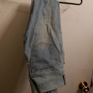 High waisted skinny jeans